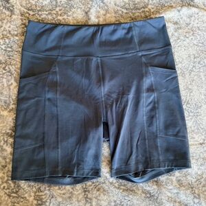 Women's Mono B- Blue Athletic Shorts